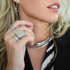 STELLA SQUARE STATEMENT RINGS