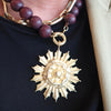 ILIA AZTEC BURST STATEMENT  NECKLACE