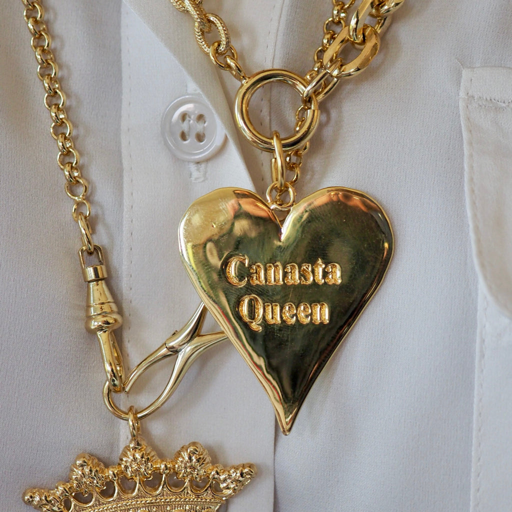 TALLIE CANASTA QUEEN HEART NECKLACE