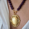 LILLIA FILGAREE  CAMEO NECKLACE