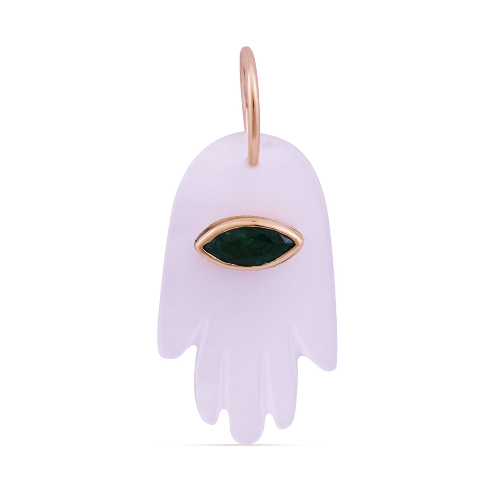 MIA MOTHER OF PEARL HAND PENDANT