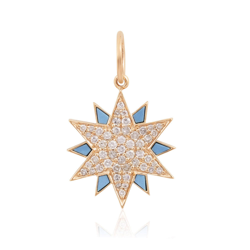 KERI DIAMOND BURST PENDANT