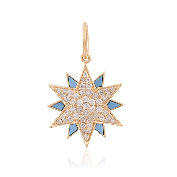 KERI DIAMOND BURST PENDANT