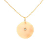 CAROLINE SHELL DISC NECKLACE