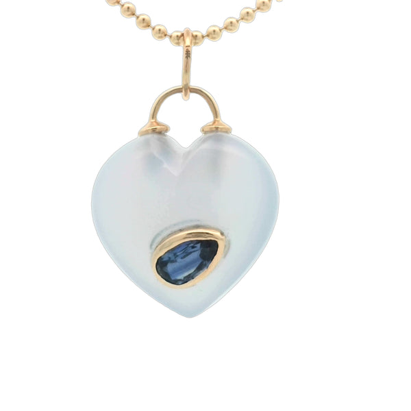 BLUE HEART PENDANT