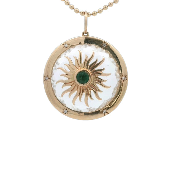 DAWSON BURST DISC PENDANT