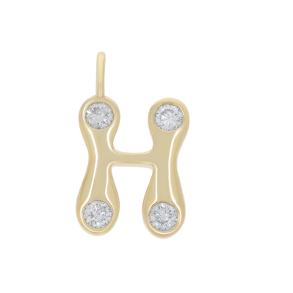 BUBBLE LETTER CHARM