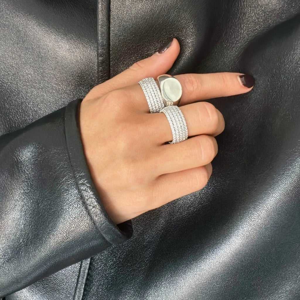 INDIE STERLING SILVER  SIGNET RING