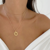ZARA BURST Disc Necklace - .5"