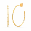 TAI CZ STUDDED HOOP EARRINGS