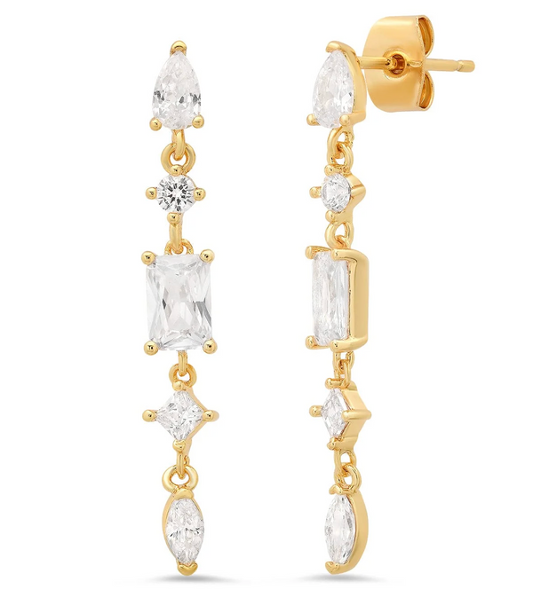 CASEY MIXED SHAPE DROP EARRING