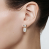 EMERALD BAGUETTE EARRINGS