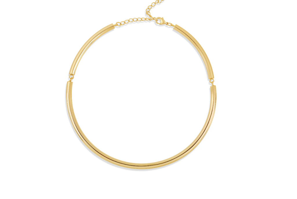 LILA GOLDEN ARMOR CHOKER