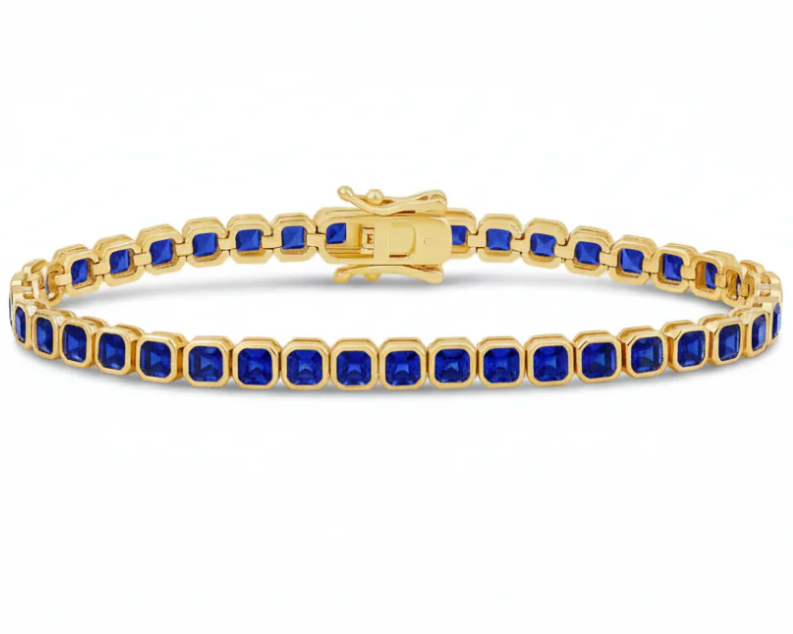 TILU BEZEL SQUARE  TENNIS BRACELETS