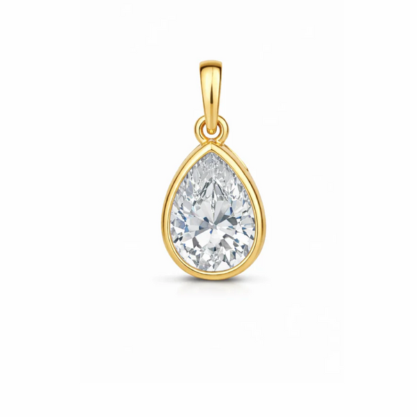 TEARDROP ICE BEZEL CHARM