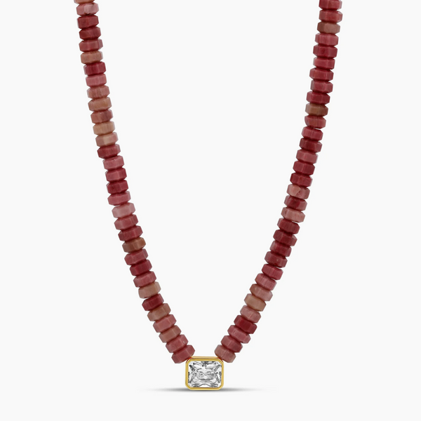 EMERALD IN EVERY TONE NECKLACE