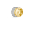 ZIGGY PAVE FUSION SPACER BEAD/CHARM