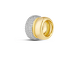 ZIGGY PAVE FUSION SPACER BEAD/CHARM