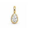 EMME  PEAR BEZEL SET CHARM
