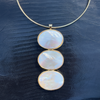 JEMMA TRIPLE PEARL DROP NECKLACE