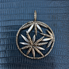 KALLIE TRIPLE FLOWER DISC  NECKLACE