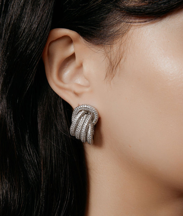 SHASHI MARGAUX PAVE EARRING