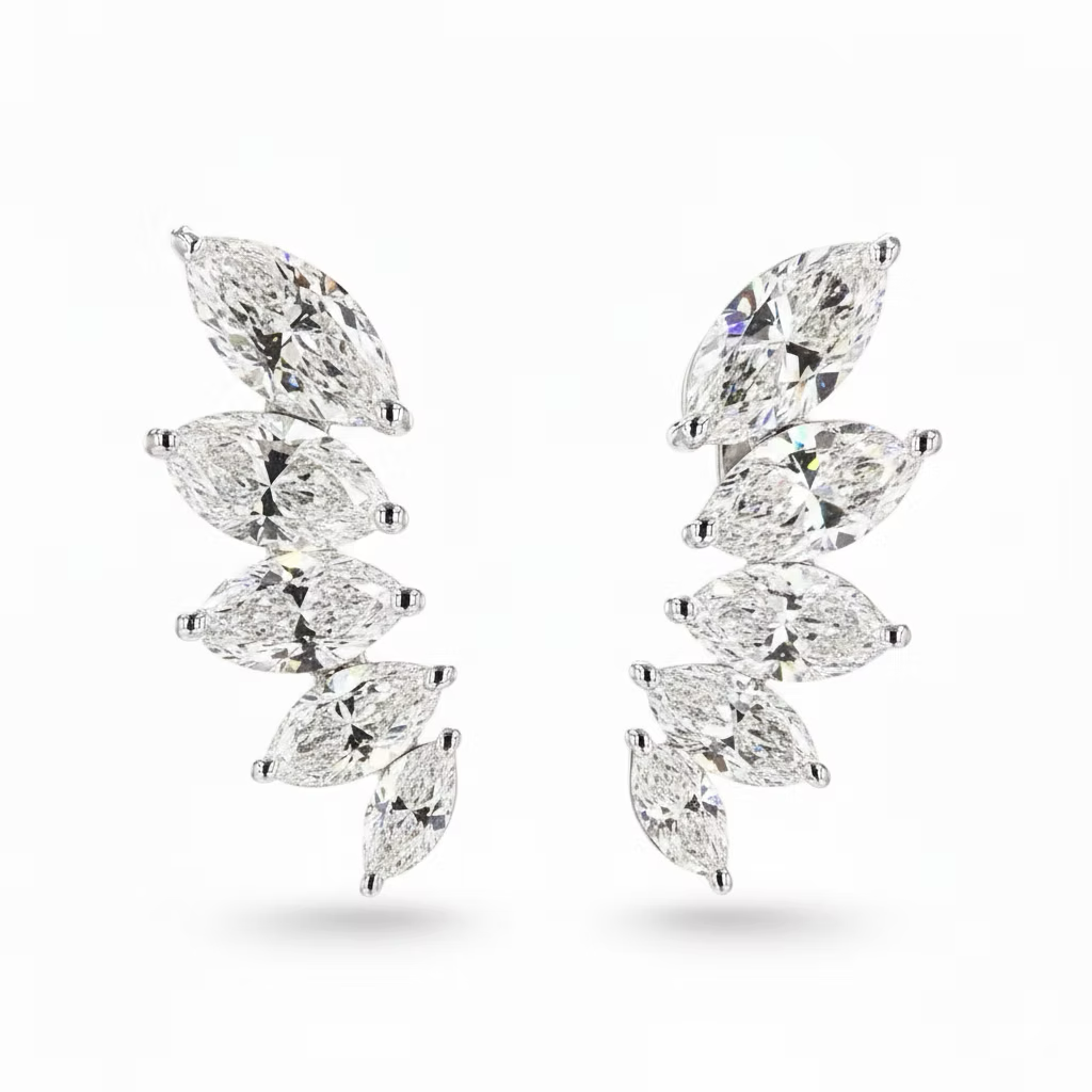 SAVANNAH MARQUIS CLIMBER EARRINGS