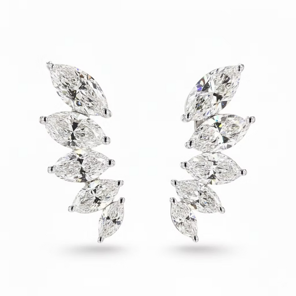 SAVANNAH MARQUIS CLIMBER EARRINGS