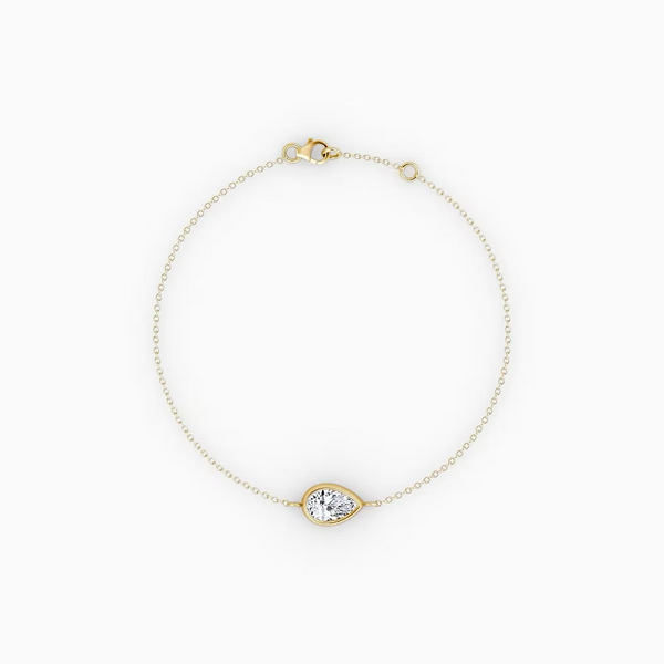 PIPER PEAR SOLITAIRE  BRACELET