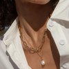 ALLEGRA PAPERCLIP CHAIN  NECKLACE