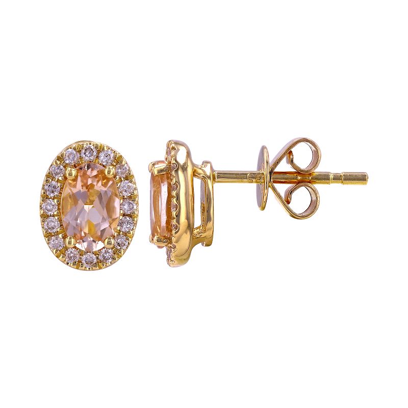 CASH OVAL STUD EARRINGS