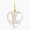 GEMMA MOTHER OF PEARL HEART CHARM