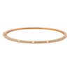 ELI 14k Rose Gold Pyramid Bangle