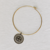 KNOX FILAGREE DISC PENDANT NECKLACE