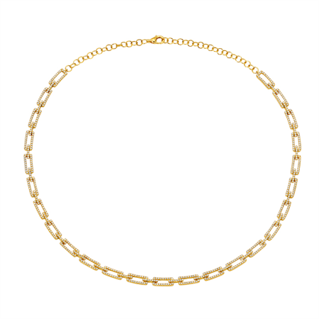 DARCY DIAMOND LINK NECKLACE