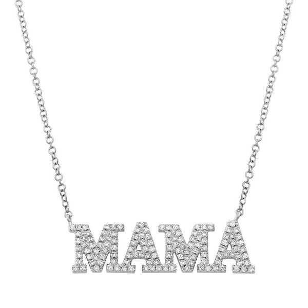 MAMA NAMEPLATE NECKLACE