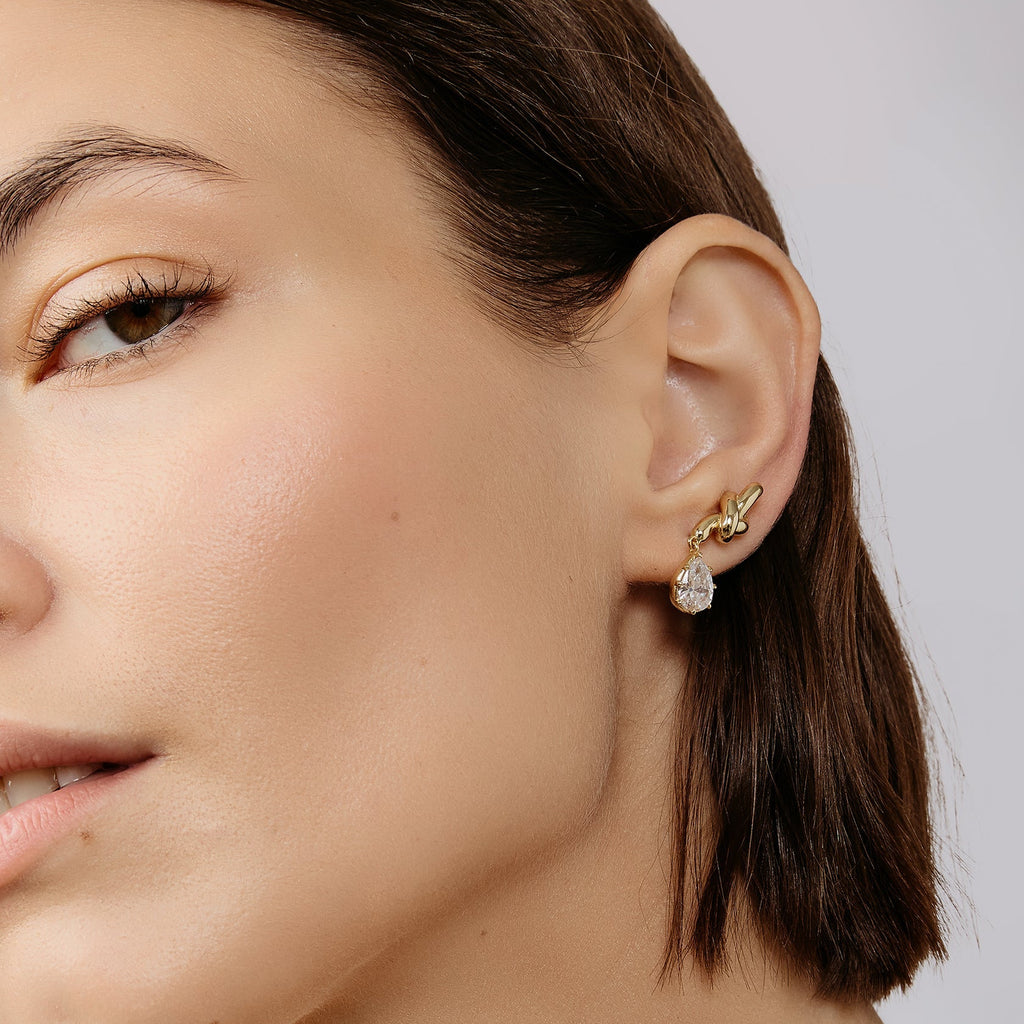 KATE KNOT EAR CLIMBER EARRINGS