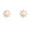 SATURN SUN  Stud Earrings