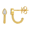 TAYE OMEGA CHAIN DIAMOND EARRINGS