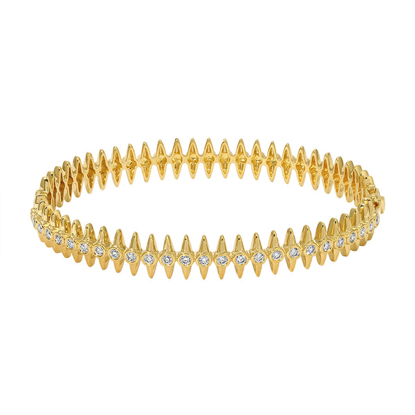 MEME SPIKE  DIAMOND BRACELET