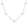 MARLY DIAMOND SPIKE NECKLACE
