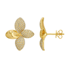 ANYA DIAMOND FLOWER  EARRINGS