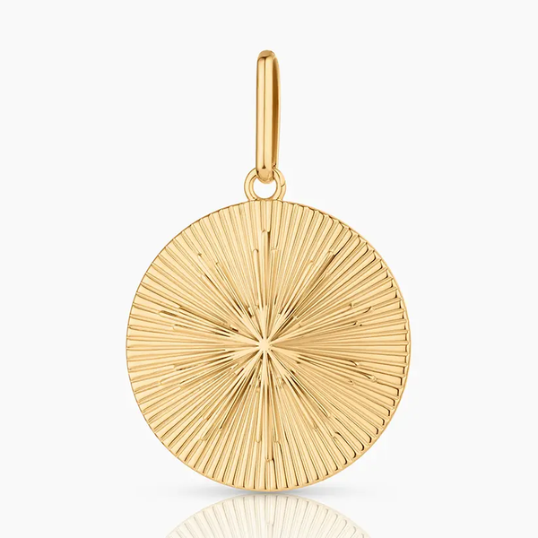 THATCH SUNDIAL COIN CHARM