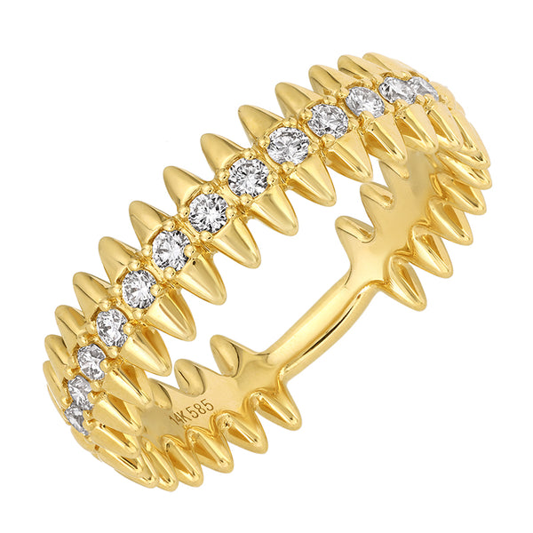 MEME SPIKE DIAMOND RING