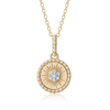 NUMI FLORAL BURST DISC NECKLACE