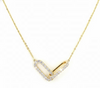 CELIA DOUBLE LOOP LINK NECKLACE