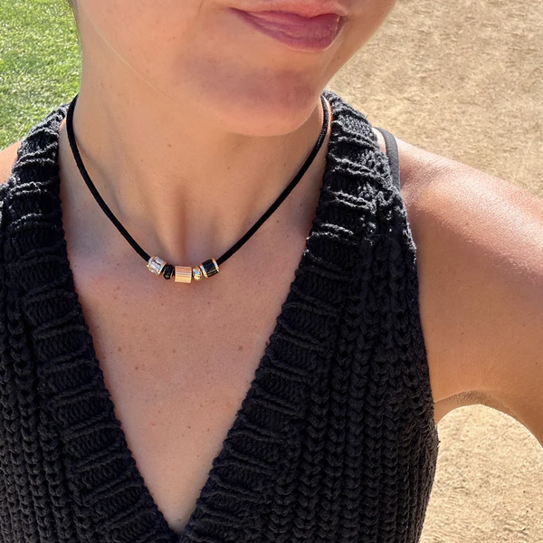 RYA NOIR LEATHER CORD