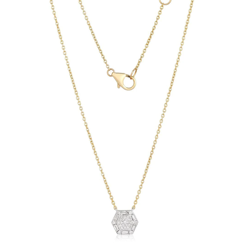 CALLIE DIAMOND BAGUETTE Necklace