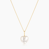 GEMMA MOTHER OF PEARL HEART CHARM