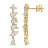 JULIA MULTI SHAPE DIAMOND DROP  EARRINGS